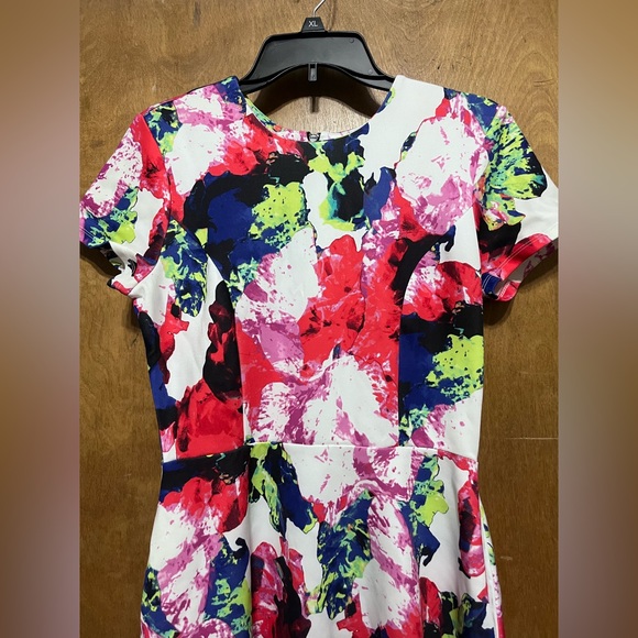 Molly Floral Short Sleeve Mini Dress - Picture 3 of 7
